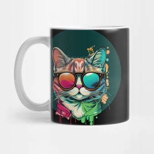 Colorful cat Mug